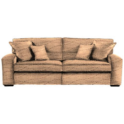 Duresta Trinity Grand Sofa Placid Moonlight